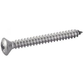 Vis à tôle tête fraisée bombée pozidrive forme C inox A2 DIN 7983 3,5X32 boîte de 200 - ACTON- 624113,5X32 pas cher Principale M