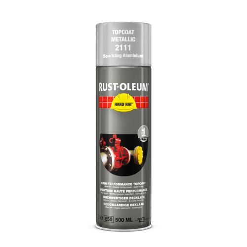 Aérosol HARD HAT aluminium métallisé 500 ml RUST-OLEUM 2111 photo du produit