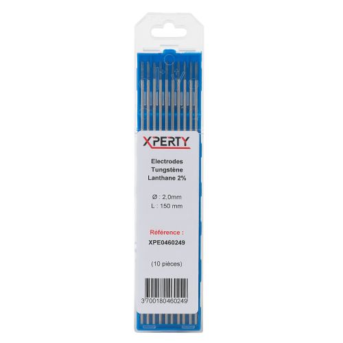 Electrode tungstène lanthane 2% diamètre 2mm (BTE 10) - XPERTY - XPE0460249 pas cher Secondaire 1 L