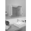 Armoire de toilette à LED modèle CONTEMPORAINE 60x80 cm - PRADEL - 736464 pas cher Secondaire 4 S