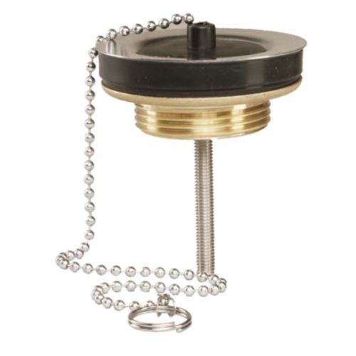 Bonde de lavabo laiton avec bouchon noir D40 chromé VALENTIN 00 115300 000 00 photo du produit Secondaire 1 L
