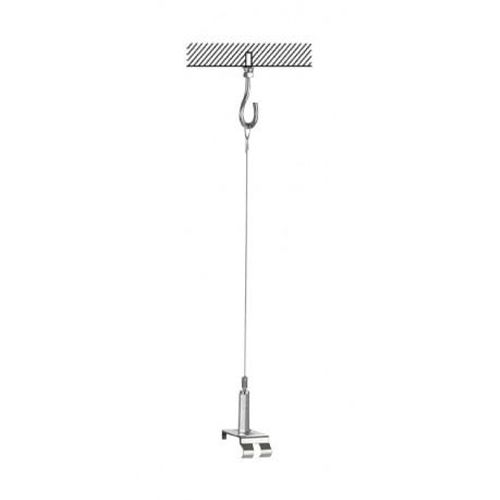 Kit de suspension LINE FLEX Miidex Lighting corde pour linéaire 3 m - 749659 photo du produit Principale L