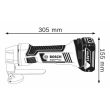 Cisaille à tôle sans fil GSC 18V-16 18 V (sans batterie ni chargeur) en boite carton - BOSCH - 0601926200 pas cher Secondaire 1 S