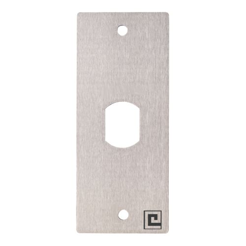 Plaque inox 40x100mm T25 avec 2 vis antivandales photo du produit Principale L