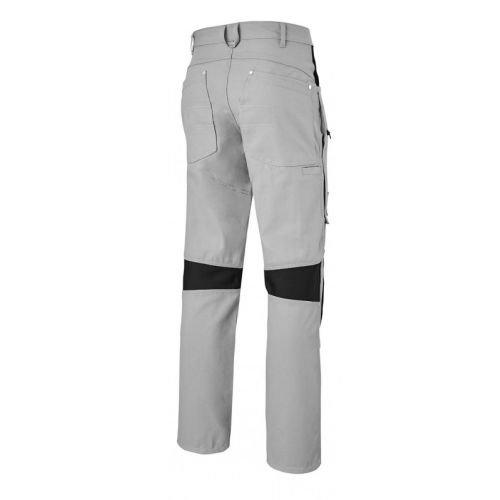 Pantalon de travail homme DYNAMIC FIT C/P écru/noir T48 - MUZELLE DULAC - DYNPNH22EC48 pas cher Secondaire 1 L