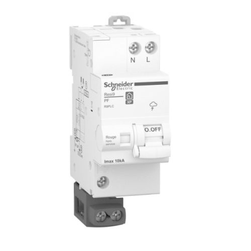 Parafoudre combi RESI9 10kA 1P+N avec accessoires - SCHNEIDER ELECTRIC - R9PLC pas cher Principale L