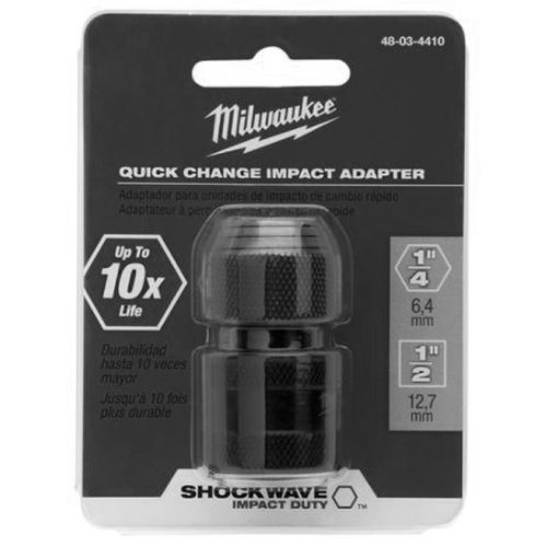 Adaptateur Shockwave carré 1/2'' vers 1/4'' - MILWAUKEE TOOL - 48034410 pas cher Secondaire 2 L