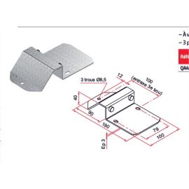 Sabot de portail Tirard à visser inox 190x100 mm - QA401304 photo du produit Principale M