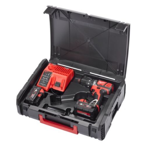 Perceuse à percussion compacte 18 V M18 BPD-402X 60 Nm avec 2 batteries 4.0 Ah + chargeur M12 - 18C en HD box MILWAUKEE 4933446192 photo du produit Secondaire 1 L