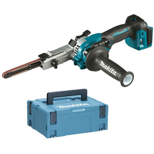 Ponceuse à bande 18 V 9 x 533 mm (sans batterie ni chargeur) en coffret MAKPAC MAKITA DBS180ZJ photo du produit