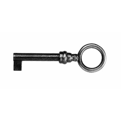 Clef X 42 ronde zamak finition laitonné vieilli - CADAP - 1253/28V pas cher