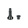 Butoir de plinthe aluminium 8040 finition noire HERACLES I-8040NR photo du produit Secondaire 2 S