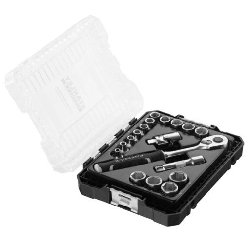 Coffret douilles STAKBOX M 3/8'' jeu de 18 pièces - Stanley Fatmax - FMMT98102-0 pas cher