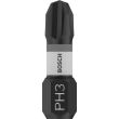 Embout de vissage Pro impact PH3 25mm pour un vissage robuste - BOSCH - 2608522469 pas cher