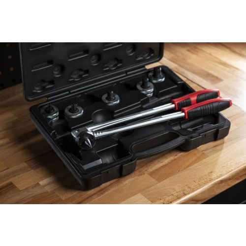 Coffret de pince à emboiture avec 5 têtes KS TOOLS 202.1400 photo du produit Secondaire 4 L