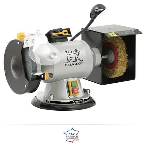 Touret à meuler pivotant meule/brosse 350 W EnergyGrind-150BP PEUGEOT OUTILLAGE 133063 photo du produit Secondaire 1 L