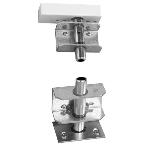 Kit haut et bas pour serrure car&eacute;n&eacute;e EXCLUSIVE blanc - VACHETTE - 14702000 pas cher