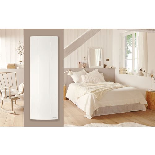 Radiateur chaleur 1000W AGILIA vertical pilotage intelligent connecté blanc carat - ATLANTIC - 518416 pas cher Secondaire 3 L