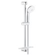 Ensemble de douche 4 jets TEMPESTA 100 avec barre 600 mm et porte savant - GROHE - 28593-002 pas cher