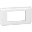 Plaque de finition Blanc MOSAIC horizontale 4 modules blanc LEGRAND 78814 photo du produit