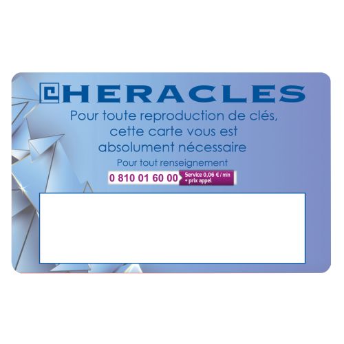 Cylindre Y7C+ double entrée 40 x 70 mm 5 clés HERACLES Y7C-137834 photo du produit Secondaire 4 L