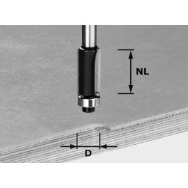 Fraise à affleurer Festool HW S8 D12,7/NL25 - 491027 pas cher Principale M