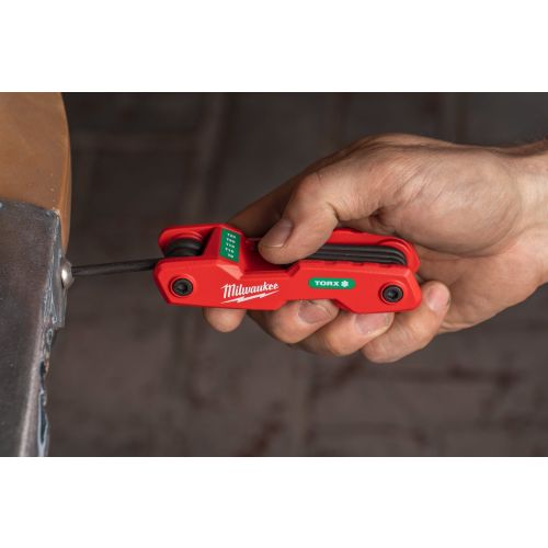 Jeu de 8 clés Torx avec poigné confortable MILWAUKEE 4932480979 photo du produit Secondaire 8 L