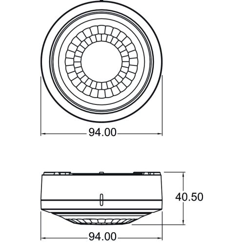 Détecteur mouvement plafond LUXA S360 - THEBEN – 1030063 pas cher Secondaire 2 L