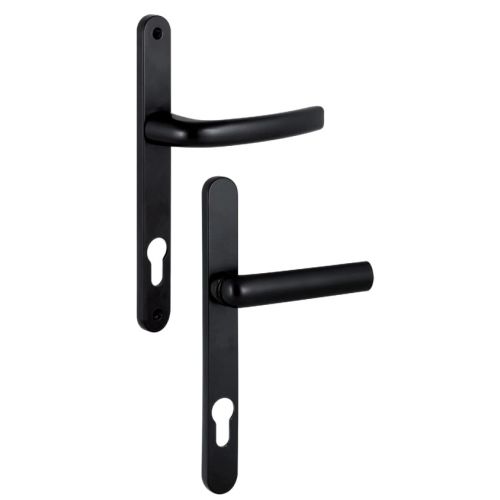 Ensemble sur plaques + béquille RED carré 8mm entraxe 92mm noir RAL 9005 - SOFI - 5112239202 pas cher