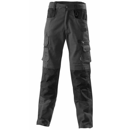 Pantalon de travail multipoches FORAS WORK ATTITUDE charcoal/noir T3 - LAFONT - LA-1ATNCP-6-657-3 pas cher