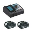 Pack de 3 outils 18 V (DDF482 + DGA504 + DHR241) + 2 batteries 4 Ah + chargeur en coffret MAKPAC MAKITA DLX3078MJ photo du produit Secondaire 4 S