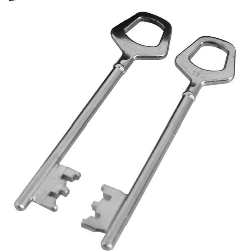 Serrure de grille 4 gorges horizontale fouillot cylindre 50mm 2 clés à gauche - JPM - 314000-02-2A pas cher Secondaire 1 L