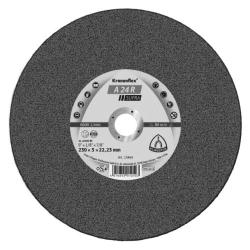 Disque à tronçonner Kronenflex® A 24 R Supra KLINGSPOR 13478 pas cher