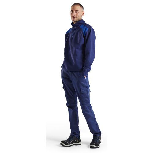 Pantalon industrie stretch 2D marine/bleu roi T62C - BL&Aring;KL&Auml;DER - 144418328985D132 pas cher Secondaire 2 L