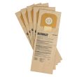 5 sacs d'aspirateur papier compatible avec DWV901L / DWV902M DEWALT DWV9401-XJ photo du produit