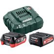 Pack énergie 12V batterie 4Ah + batterie 2Ah + chargeur - METABO - 685302000 pas cher