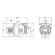 Pomme 3/4cv monophasé ULTRA FLOW - PENTAIR - PAC-100-0100 pas cher Secondaire 1 S