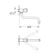 Robinetterie d'evier COSTA L bec mobile - GROHE - 30484-001 pas cher Secondaire 1 S