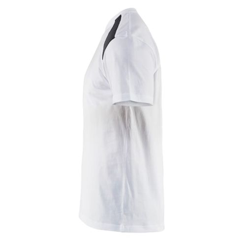 T-shirt bicolore blanc/gris foncé T4XL - BLÅKLÄDER - 3379104210984XL pas cher Secondaire 3 L