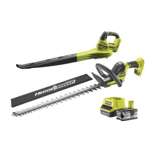 Pack 2 outils 18 V ONE+ (RY18HT55A + OBL1820S) + 1 batterie 4 Ah + chargeur RYOBI 5133005757 photo du produit Principale L