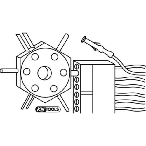 Extracteur de cosses pour lubrificateur 3 KS TOOLS 150.1232 photo du produit Secondaire 1 L