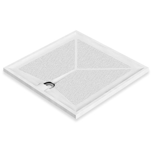 Receveur extra plat antidérapant BRADDAN 900x900 AKW 16473 photo du produit Secondaire 1 L