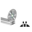 Lame de scie circulaire ALUMINIUM/PLASTICS HW 160 x 2,2 x 20 mm TF52 FESTOOL 496306 photo du produit