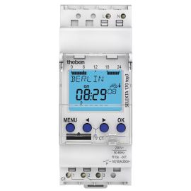 Horloge astronomique SELEKTA Theben 170 avec programme hebdomadaire Obelisk top 3 à basse consommation d'énergie Bluetooth - 1700130 photo du produit Principale M