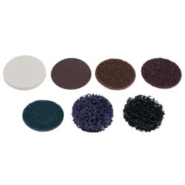 Lot de 10 disques de ponçage KS Tools 50 mm - paille de fer pour 515.5580 - 515.5081 photo du produit Principale M