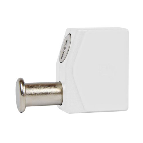 Verrou de baie coulissante pêne poussoir finition blanc TORBEL H0PDM3S photo du produit Principale L