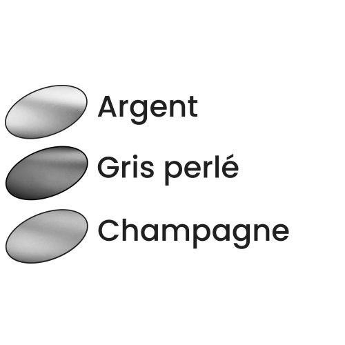 Ensemble sur plaques SANYA HOME EA165 bec de cane finition argent - HERACLES - B-SANYA-21 pas cher Secondaire 1 L