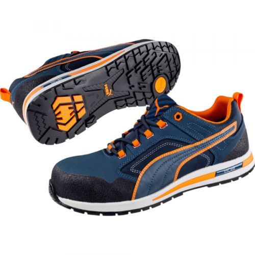 Baskets de sécurité basse CROSSTWIST LOW S3 HRO SRC bleu/orange P47 - PUMA - 643100-T.47 pas cher