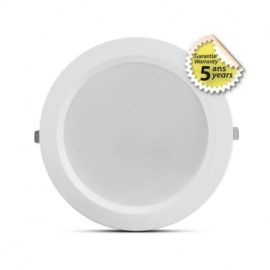 Spot LED fixe ORION Miidex Lighting blanc rond 50 / 60 W CCT - 765133 photo du produit Principale M