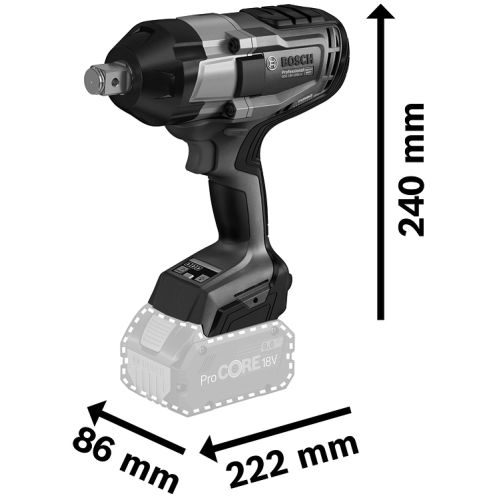 Boulonneuses 18V GDS 18V-1050H (sans batterie ni chargeur) en coffret L-BOXX - BOSCH - 06019J8501 pas cher Secondaire 2 L